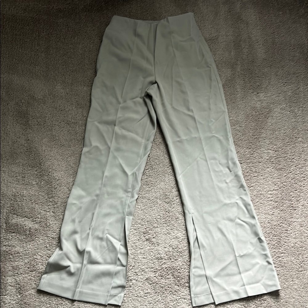 Commense Gray Boot Cut Flare Pants